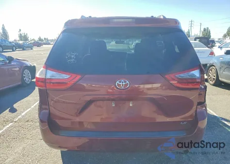 2015 Toyota Sienna Le из США, поврежденный, VIN 5TDKK3DC8FS607696